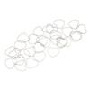 30pcs Hollow Frame Pendants Resin Craft Open Bezels Jewelry Necklaces Earrings Making Supplies