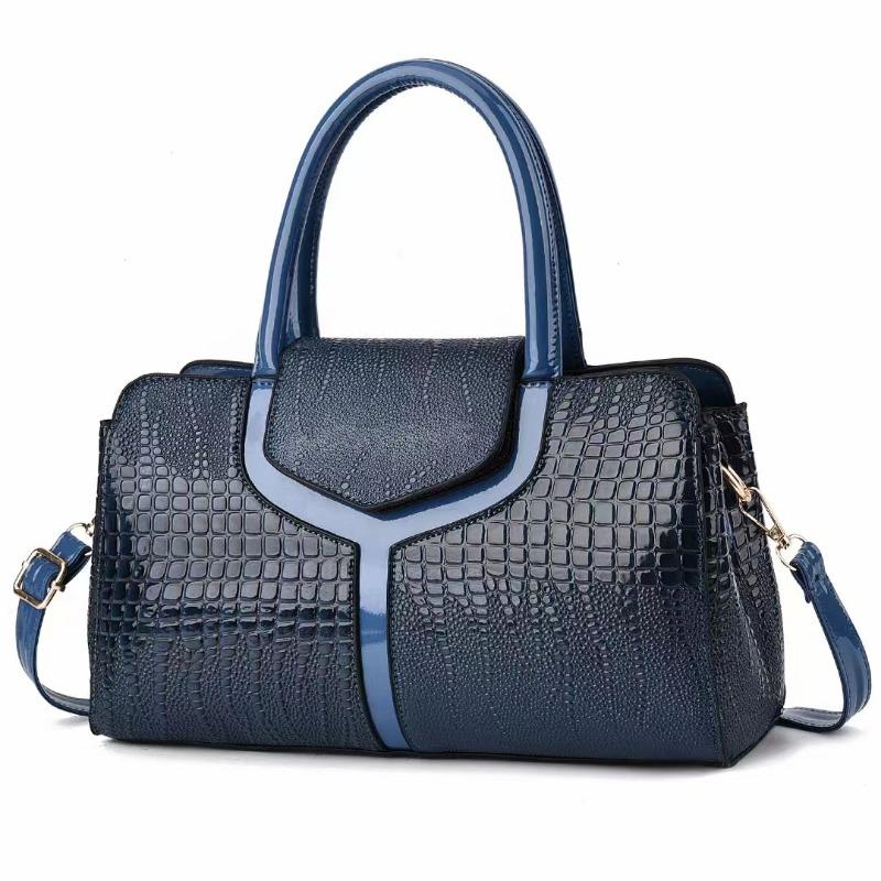 2025 New Women's Bright Leather Bag Large Capacity Design Handbag Exquisite Ladies Messenger Shoulder Bag Casual Tote Bags women