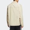 Adidas Originals Pure Color Single-Breasted Contrast Stitching Work Jacket Men Jackets Khaki HM8015