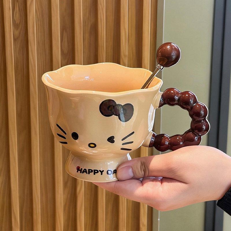 Birthday Gift Set: Ceramic Cat Mug with Souvenir Box for Girlfriend or Best Friend