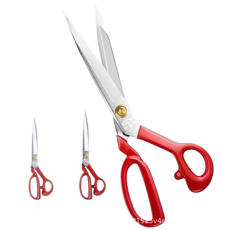 Groove Garment Professional Sewing Scissors for Fabric and Thread Cutting