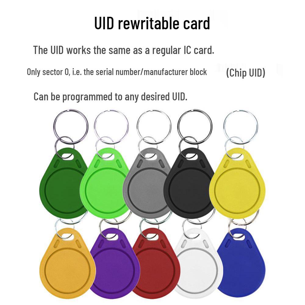 Breloc UID 13,56MHz Reînscriptibil Card de Acces pentru Lift