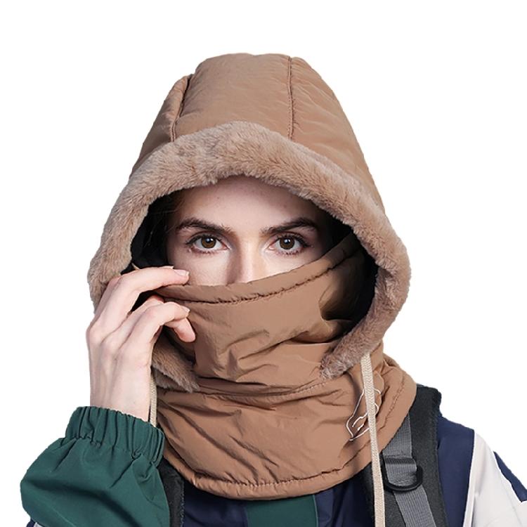 Unisex Warm Hat Neck Gaiter Warm Trapper Hat for Skiing Skateboarding Thick Windproof Ushanka Hat for Cold Weather