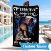 Custom Name Hip Hop Heart In Space Adventure Microfiber Beach Towel, Lightweight for Summer Travel, Swimming Pool Fan Gift