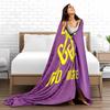 Yellow Abstract Dance Art Blanket for all seasons blanket lunch break throw gift