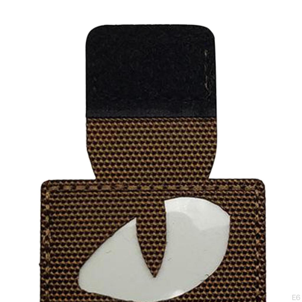 Dark Eyes Embroidered Applique Patch for Hat