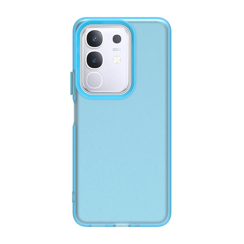 Anti-Drop Candy Color Phone Case For Vivo Y29 Matte PC Transparent Back Case For Vivo Y29 4G Cover For Vivo Y29 Case 6.68 inch