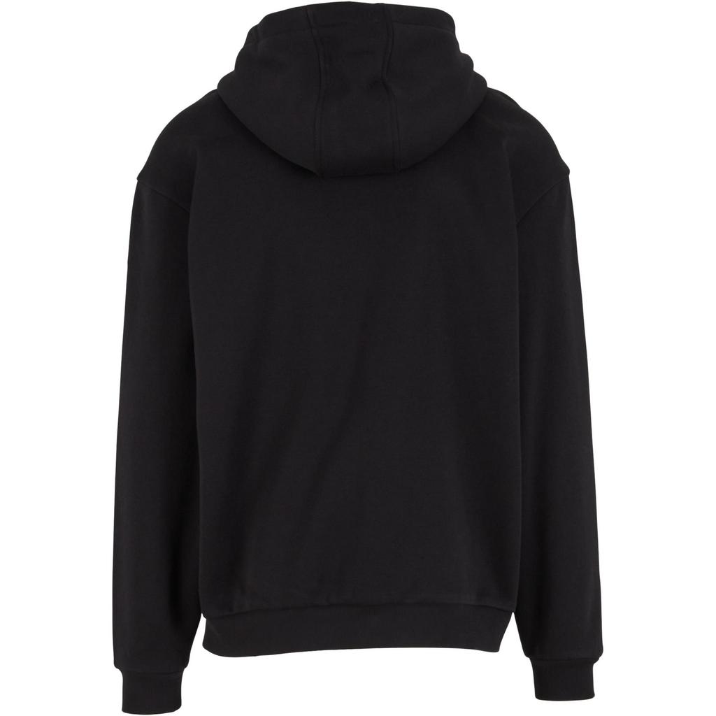 Build Your Brand Mens Loose Full Zip Hoodie