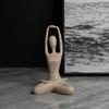 Simple Yoga Ornaments Abstract Resin Crafts Home Living Room Wine Cabinet Yoga Studio Sports Figure Decorations