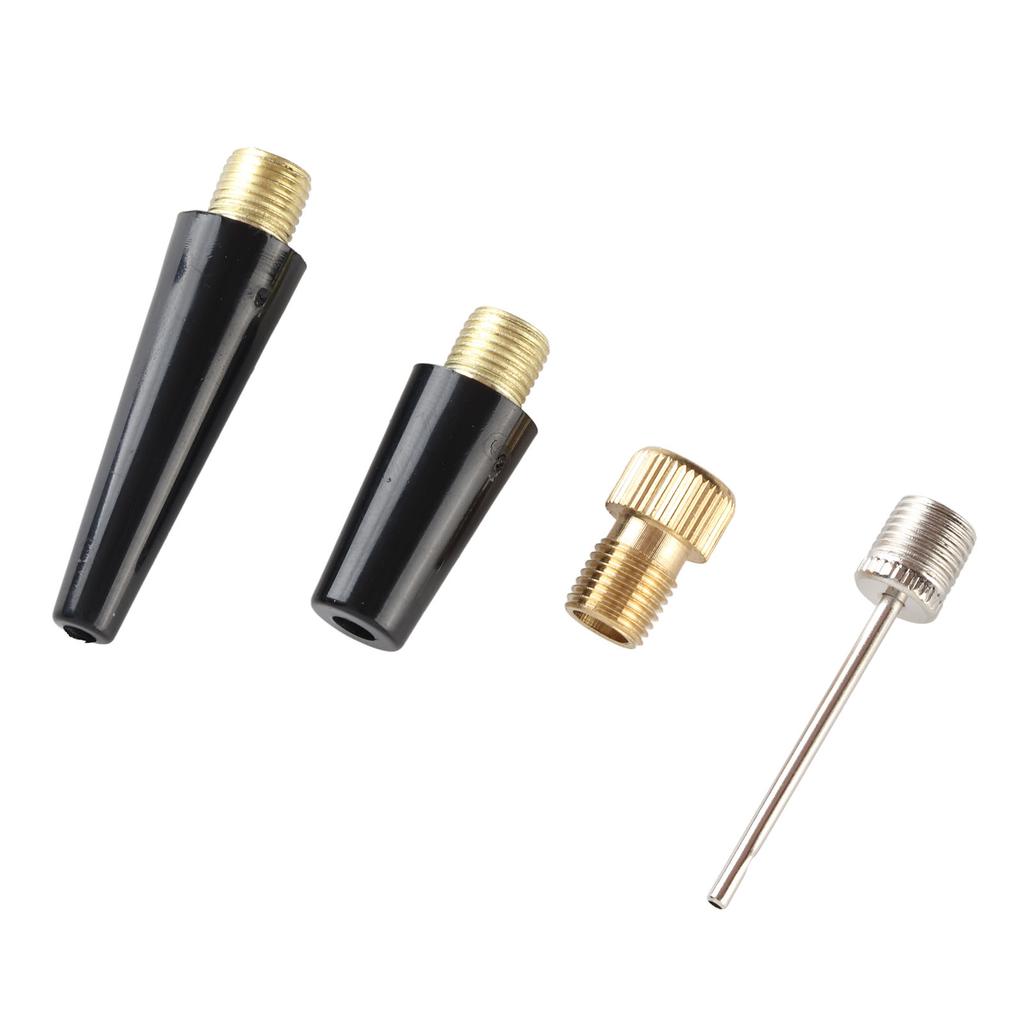4PCS 1 Set Basketball Needle Nozzle Adapter Kit Ball Inflation Pump Needle FV Adapter Kit Tire Inflating Kit
