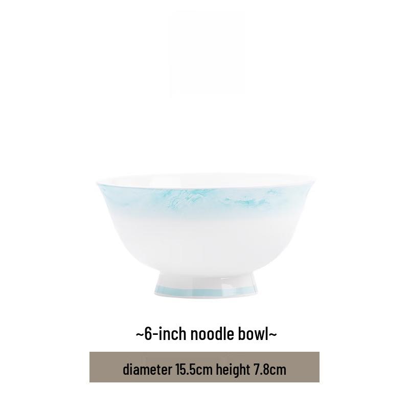 Maud Lanka Gradient Dye Ceramic Noodle Bowl