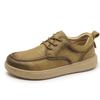 Men's 2025 Slip-On Leather Casual Shoes - Top Layer Cowhide, Perfect for Spring, Summer & Autumn Driving