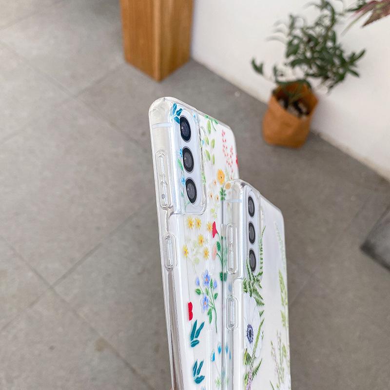 Flower Painted Phone Case For OPPO Reno 7 4G 12 11 10 Pro Plus 11F 12F 5 6 Lite A78 A79 A98 A38 A18 A58 A60 A77 A16 A17 A3 Pro