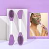 1Pc Double Head Silicone Mask Brush Facial Cleansing Brush Face Wash Massager Brush Mask Mud Scraper Beauty Face Skin Care Tools