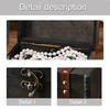 Vintage Locking Storage Box Antique Wooden Design Secure Safety Lock For Homes Organization Jewelry Documents Storage