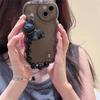Japan Cute 3d Bulldog Beaded Bracelet Transparent Phone Case For Iphone 13 12 11 Pro Xs Max X Xr Creative Shockproof Soft Cover