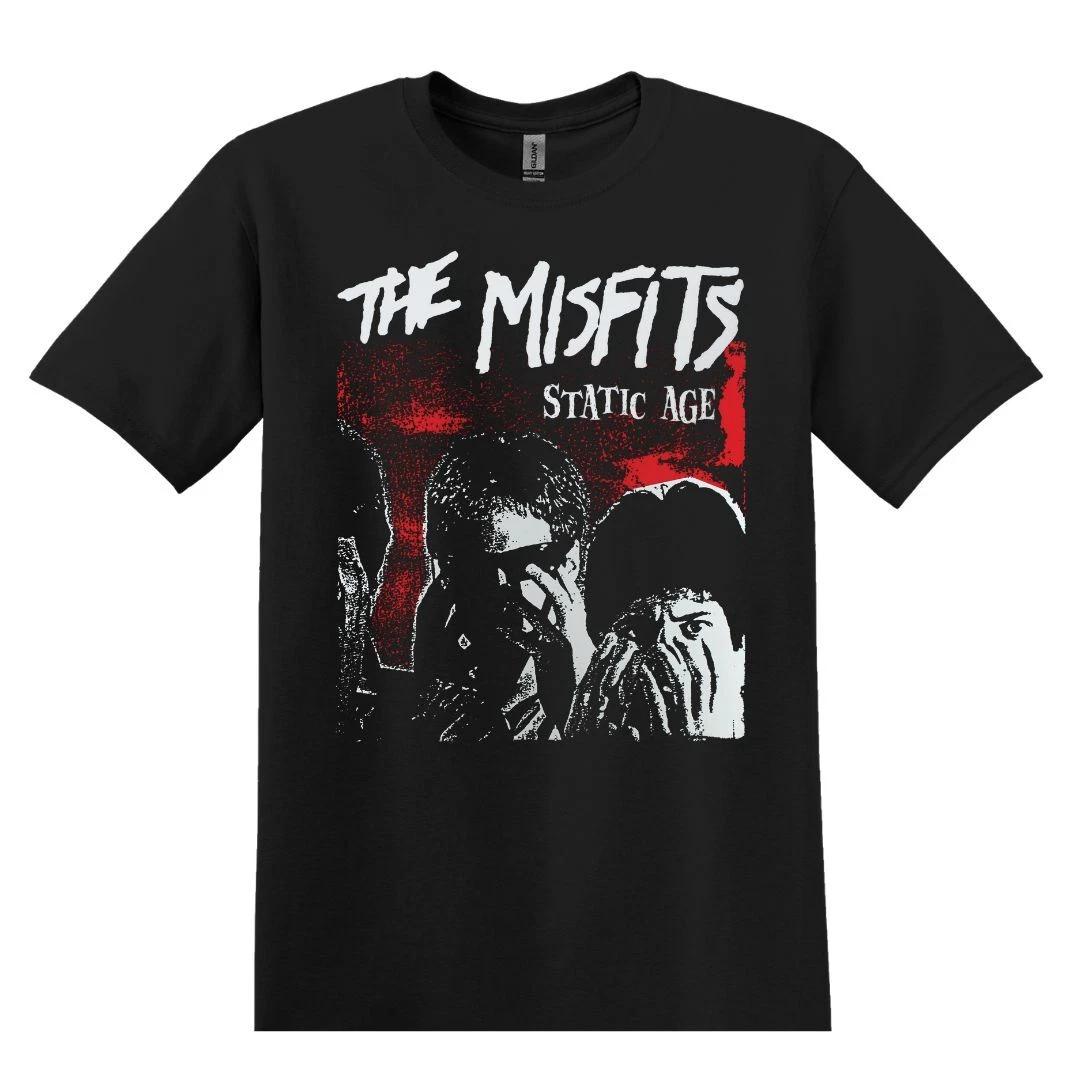 Misfits Static Age Punk, Rock, Band T-Shirt Black S-3XL M