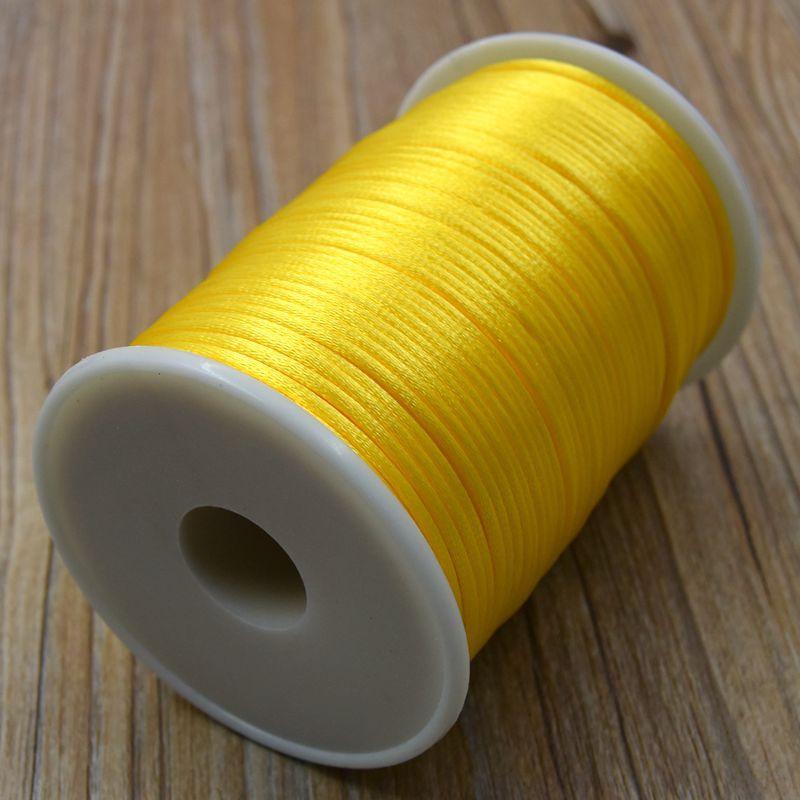 

Китайский узел, проволока №. 5 китайских узлов, проволока, плетеная, красная веревка, браслет, аксессуары для украшений ручной работы своими руками, материалы Line 5 100 yards/roll золотистый