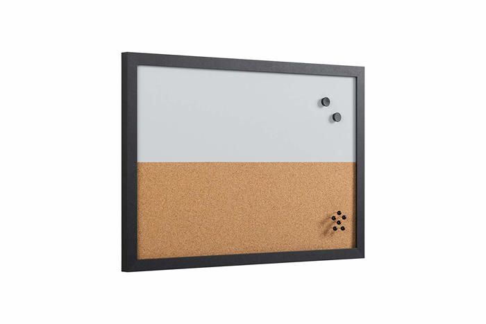 Tableau - Bi-office - MX03106168 - 60x40 cm - Surface combinée - Cadre noir solide