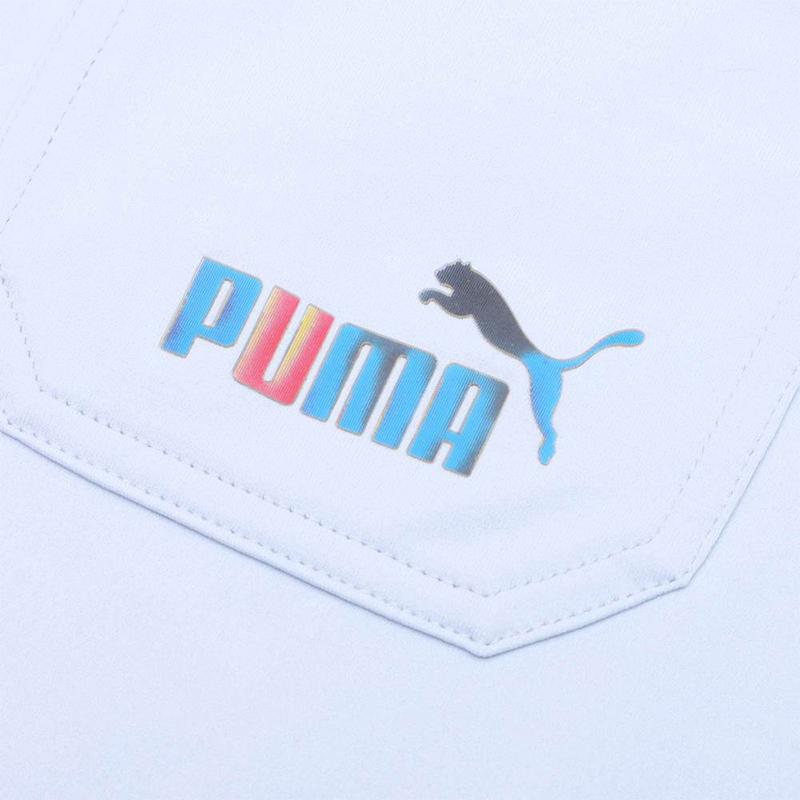 PUMA T Shirts Unisex Ice Blue Crew Neck Moderate Straight Fit 671962-21