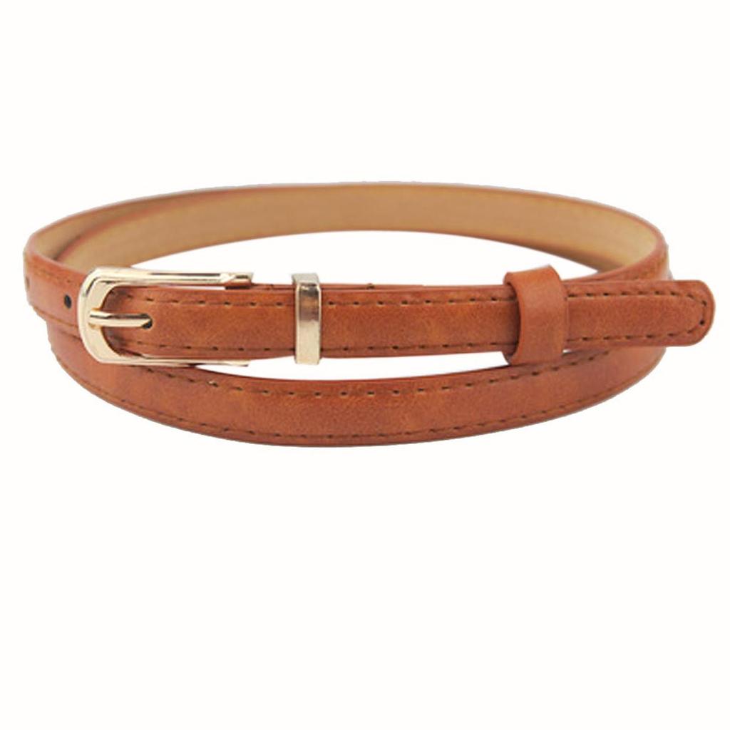 Elegant Fashion Women Belt Candy Color Leather Waistband Dress Accessories