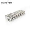 Neodymium Iron Boron Double-Sided Strong Suction Magnets for Fridges, Round and Square Shapes.