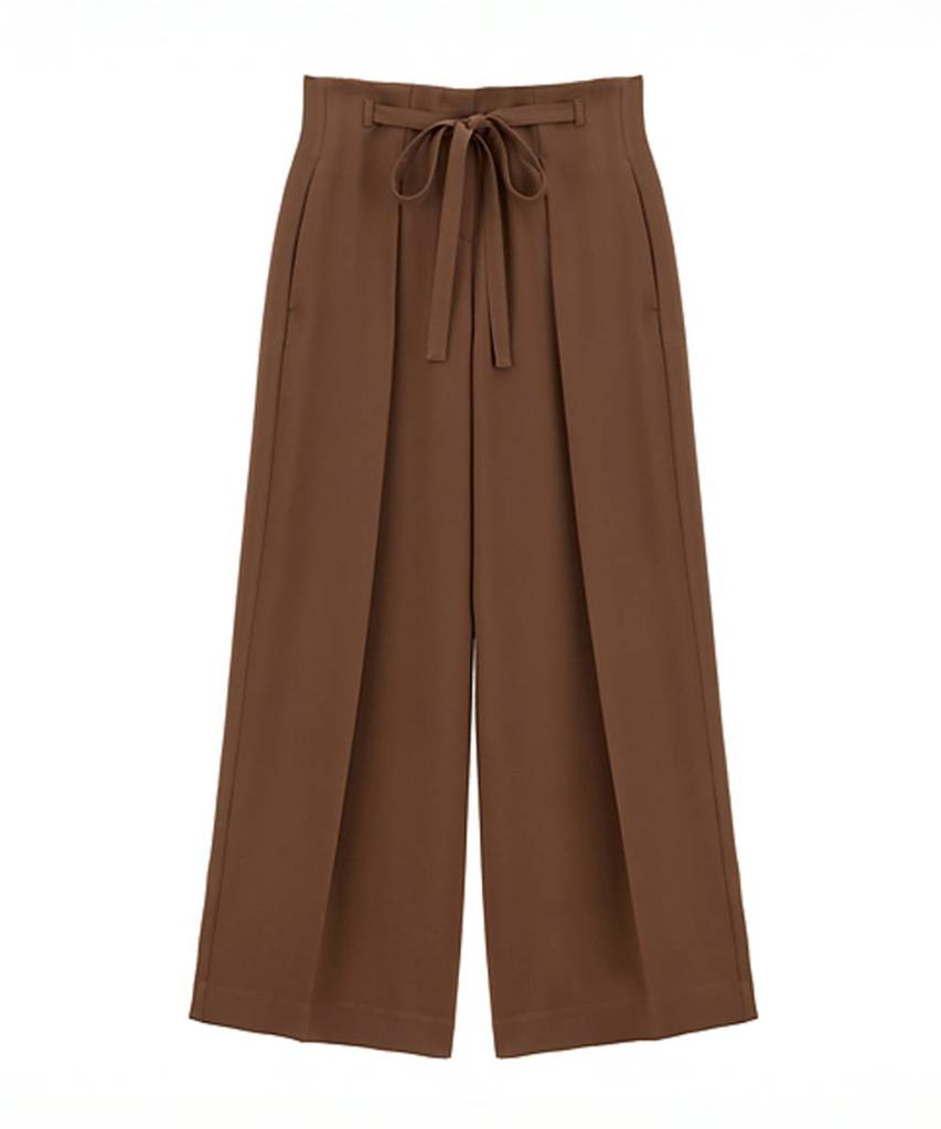 Baniseunyuyog Rubis Fluid Tie Pants Brown