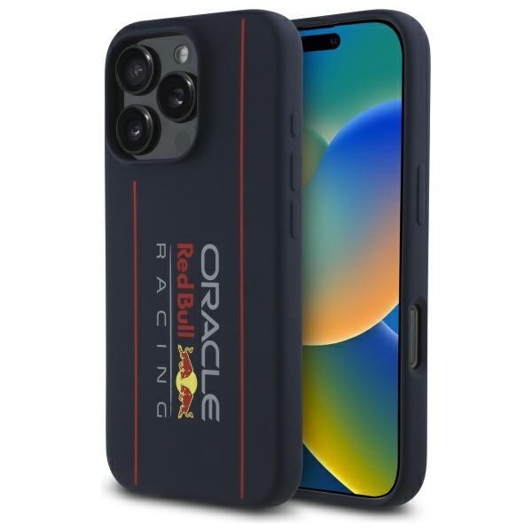 Red Bull Rbhmp16X24Siolrv Iphone 16 Pro Max 6.9 Hardcase Granatowy/Navy Silicone Vertical Logo Magsafe