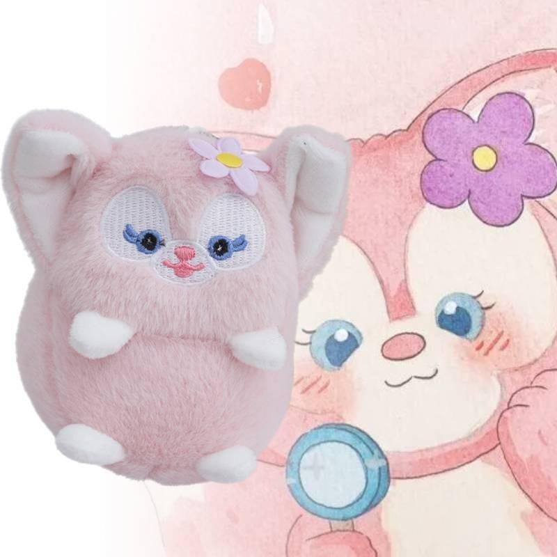 Uroczy Uroczy Pluszowy Króliczek Breloczek Miękki Pluszowy Zwierzątko Zawieszka do Torebki Różowy