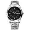 Langjue Men'S Watch Luminous Watch, Weekly Double Calendar Quartz Watch, Couple Watch