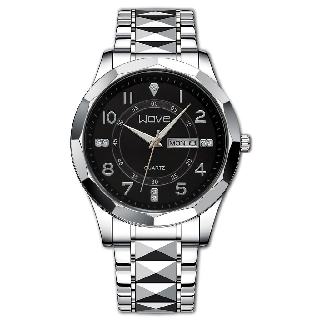 Langjue Men'S Watch Luminous Watch, Weekly Double Calendar Quartz Watch, Couple Watch