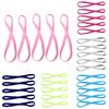 5Pcs Elastic Rope Candy Color Sports Yoga Headband Non-slip Hair Accessories