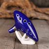 Ny Ocarina 12 Hull Alto C Keramisk Piccolo, Musikkinstrument, Gave til Barn Voksne med Stativ Musikkbok Halsstropp Veske