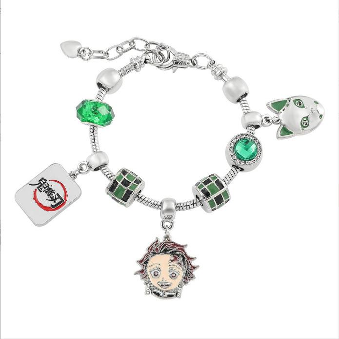 [Anime Character Beaded Pendant Bracelet DIY Jewelry Kit With Accessories]