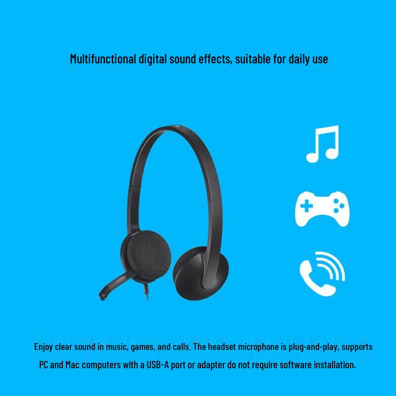 Logitech H340 Wired USB Headset
