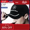 C200 E200  New For Mercedes Benz For Mercedes Benz AMG Car Emblem Embroidery Snapback Baseball Cap Spring And Autumn Outdoor Adj