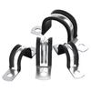 Kailan 304 Stainless Steel U-Shape Rubber Lined Pipe Clamp
