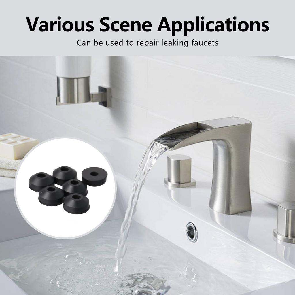 Rubber Sealing Gaskets Durable Rubber Sealing Rings Shower Hose Washers 48/58 Pack Suitable for Faucets & Showers