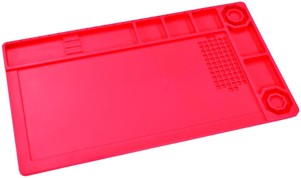 Doyusha Amazing! Red Silicone Mat for Hobbies, Medium, Hobby Tools