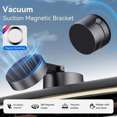 Skládací Auto Vysavač Sání Magnetický Držák Telefonu do Auta Stojan Montáž Pro Magsafe iPhone 16 15 14 13 12 Rotace 360° Přísavka