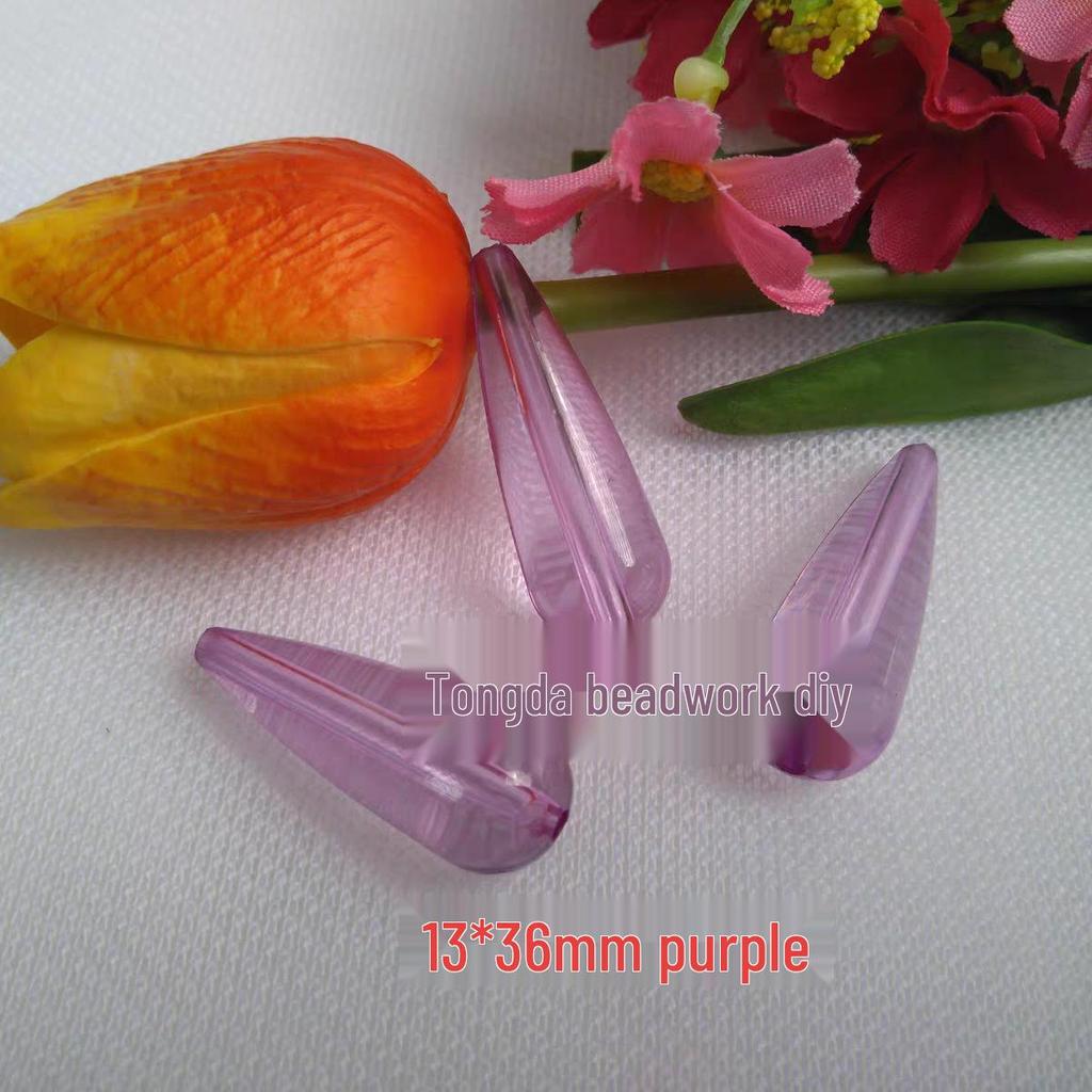 Transparent Acrylic Water Drop Beads for DIY Jewelry, Curtains, Ornaments, and Lighting Accessories