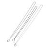 Anti-Lost Pen Lanyard Anti-Drop Portable Metal Chain Necklace Lanyard Metal Lanyard Sling Snake Bone Chain With Rubble Ring