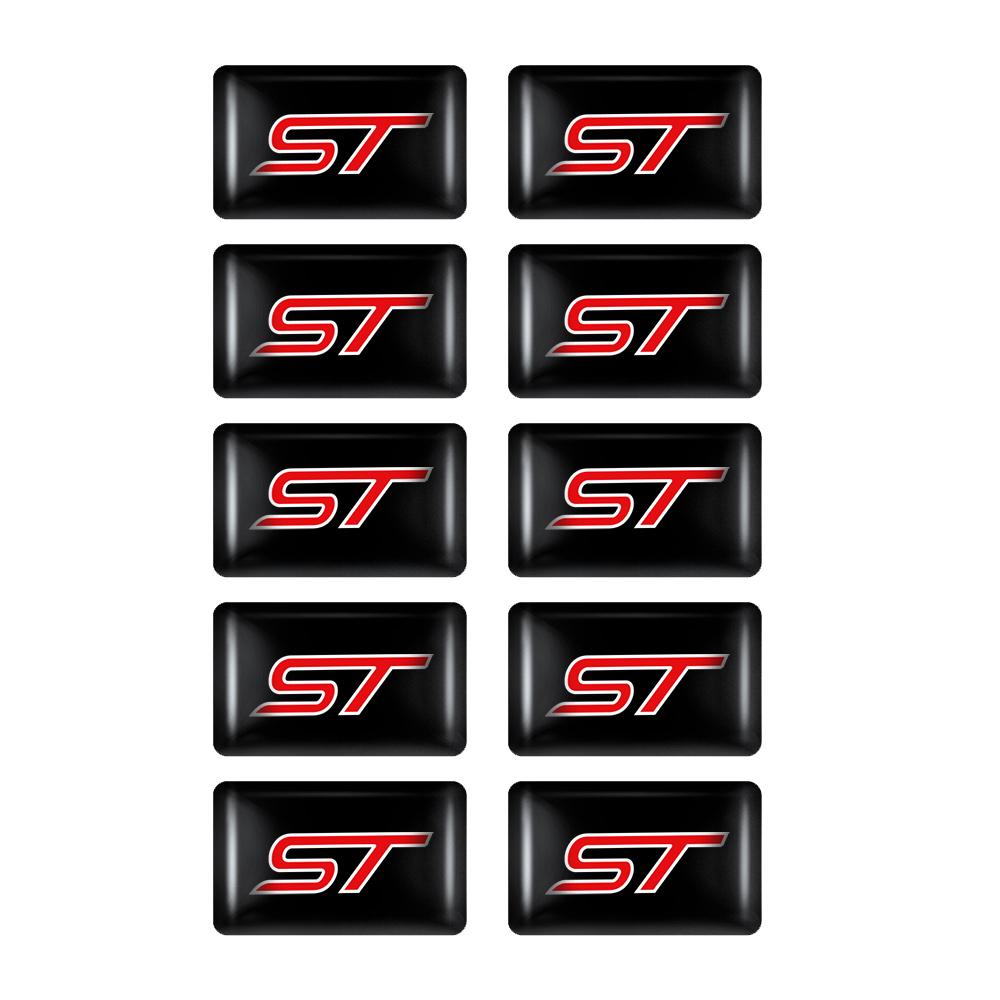 AKN1 10/20pcs Car Interior Sticker Home Office School Computer Badges For Ford Ranger Focus Mustang S-MAX Transit Mondeo Fusion Fiest