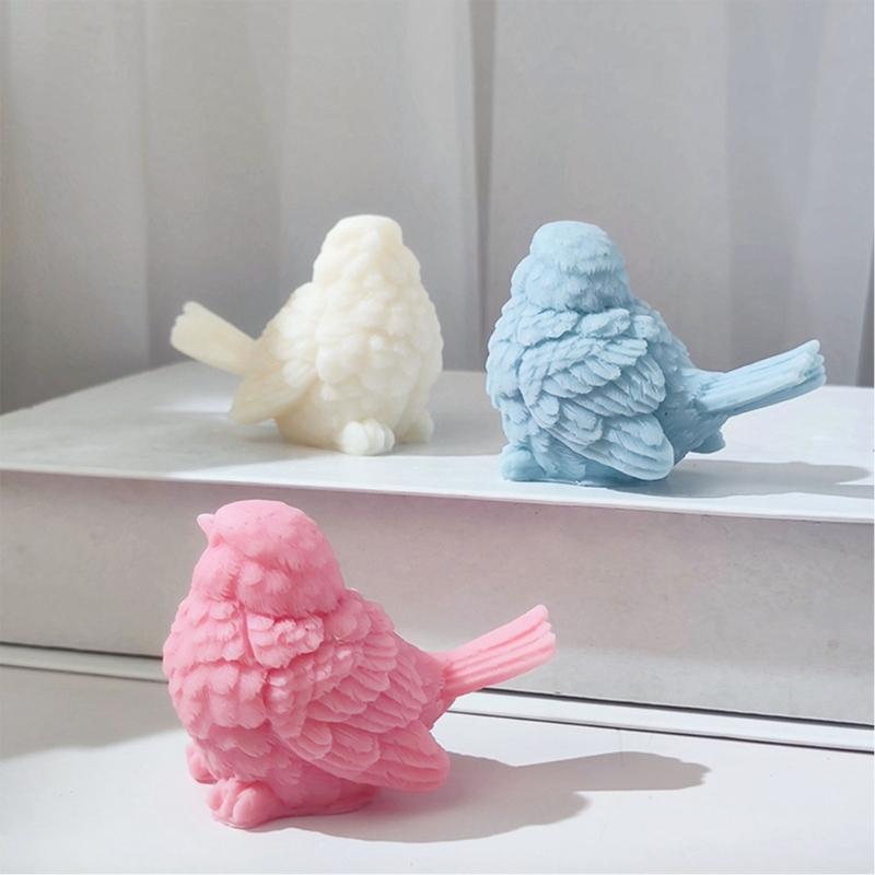 Chocolate Moulds Bird Shaped Baking Molds Fondant Moulds Cake Molds Silicone Material Perfect Gift for DIY Baking Lover