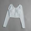 Yoga Clothes With Chest Pads, Tops, Women's High-end Fitness Clothes, Sports Cycling, Pilates Training, Beautiful Back, Long Sleeves