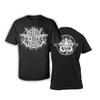 White Dripping Thorn Metal Logo Graphic TShirt Unisextal Cruelty Black 100 Cotton Unisex Dark Minimalist Style Tee