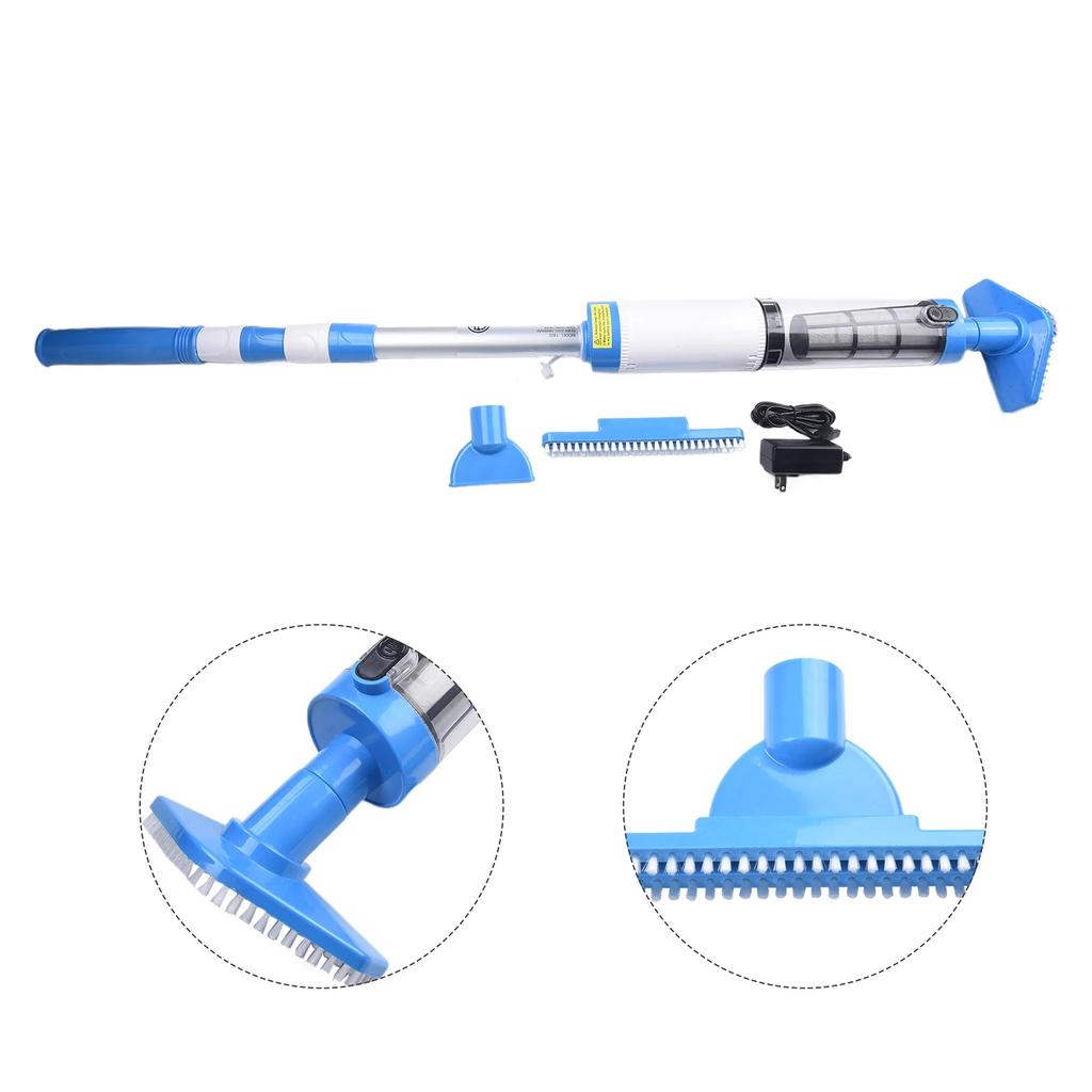 3 In1 Cordless Rechargeable Pool Cleaning Vacuum Cleaner For Swimming Pool Spas Hot Tubs Sand Debris Cleaning Brush Accessories
