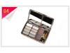 Winnie the Pooh Eyeshadow: 8-Color Palette with Diamond Finish & 2 Eyebrow Powders.