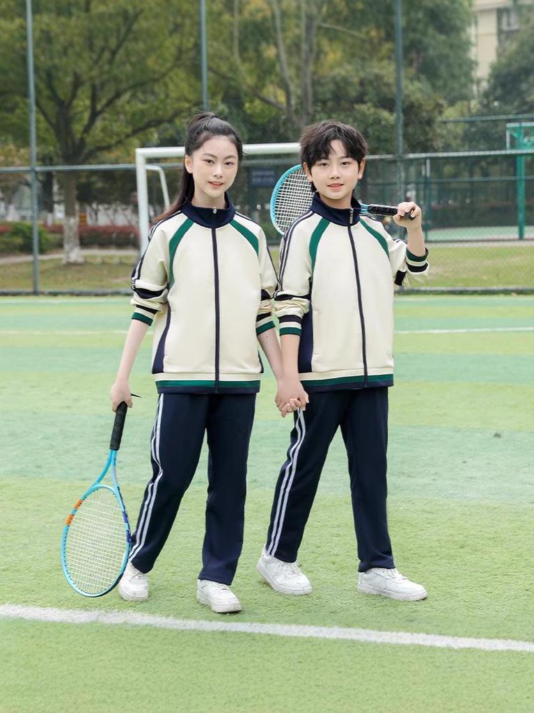 Spring & Autumn Uniforms: Primary School & Kindergarten Sports Sets, Summer Short Sleeve Class Wear