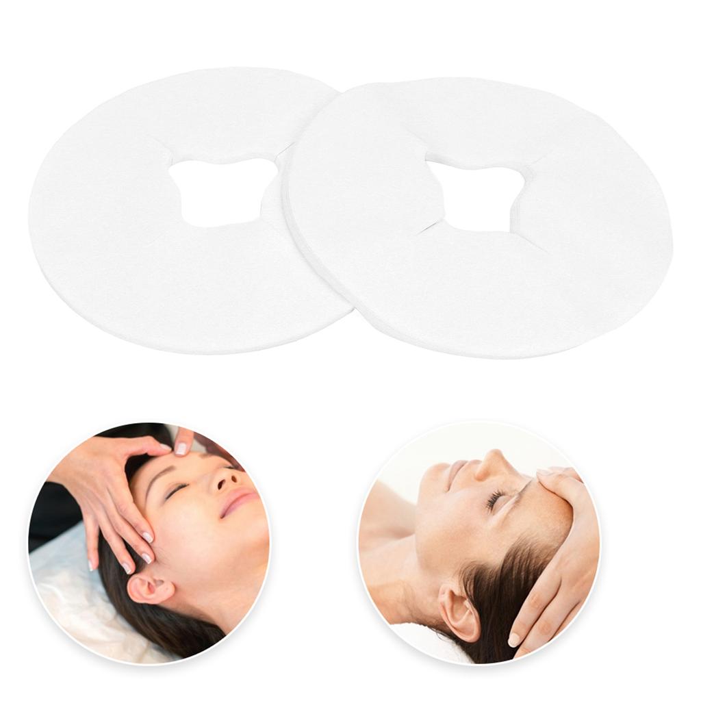 100Pcs Disposable Face Covers for Massage Soft Breathable Comfortable Skin Friendly Water Absorption Face Pillow Cover